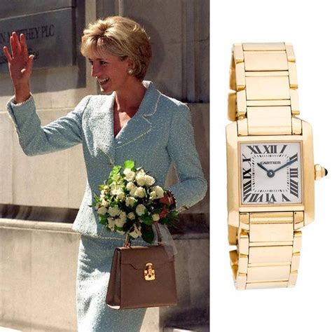 cartier tank watch princess diana.